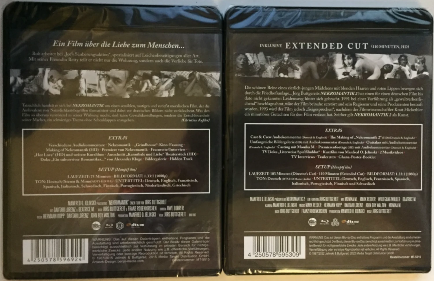 Nekromantik 1 & 2 (2x Blu-ray) Banned (suomi tekstit)