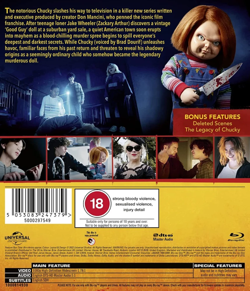 Chucky - Kausi 1 / Season 1 (Blu-ray) 2021