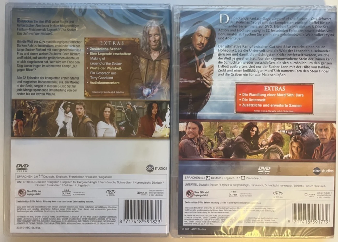 Totuuden miekka (12DVD) koko TV-sarja (Legend of the Seeker)