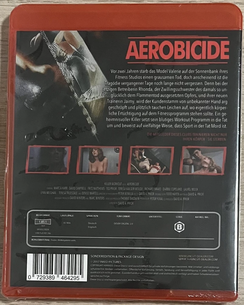 Killer Workout - Aerobicide (Blu-ray) Leikkaamaton! Uncut!