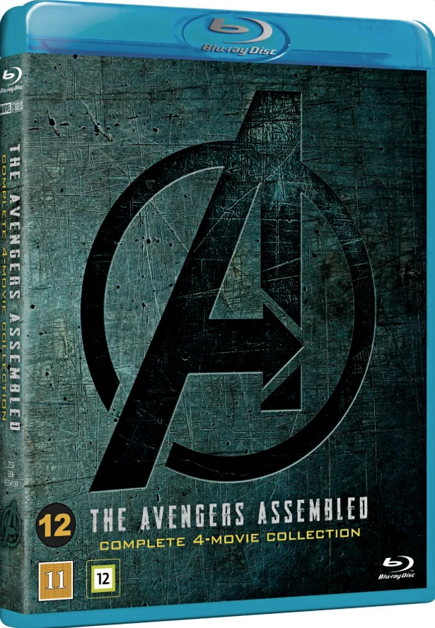 The Avengers Assembled - Complete 4-Movie Collection (Blu-ray) 2012-2019 (Avengers 1-4)