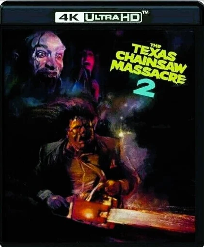 Teksasin moottorisahamurhaaja 2 - The Texas Chainsaw Massacre 2 (4K Ultra HD + Blu-ray) Limited Edition Slipcase + Slipcover (Vinegar Syndrome)