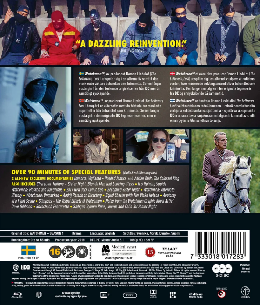 Watchmen - Koko Sarja (Blu-ray) 2018