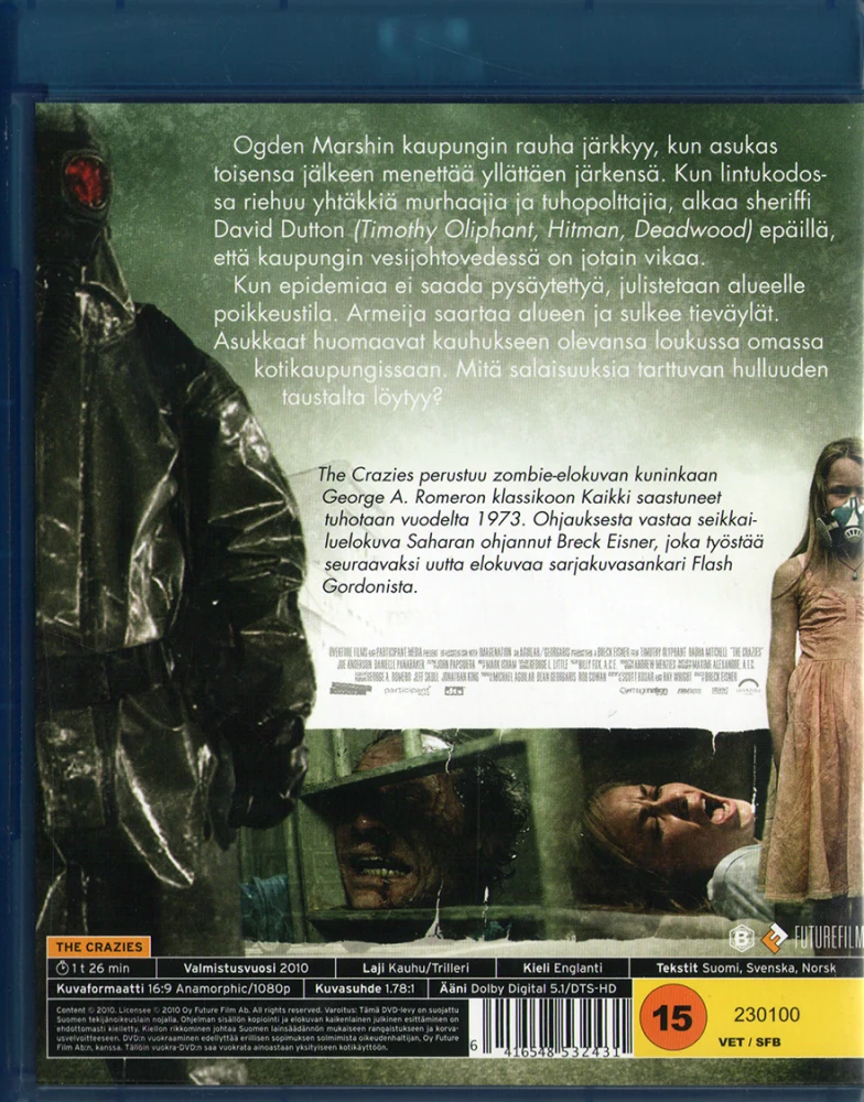 The Crazies - Hulluus on tarttuvaa (Blu-ray)