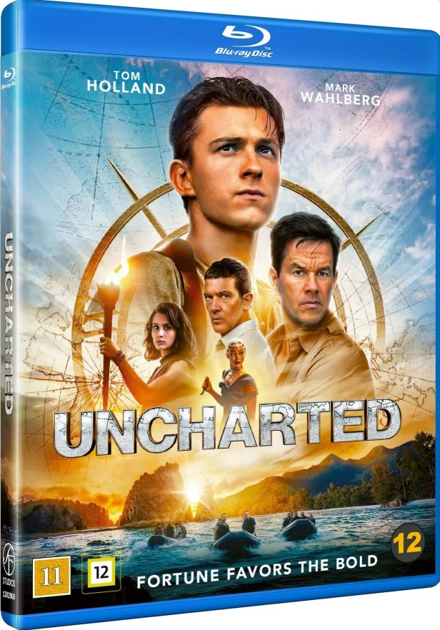 Uncharted (Blu-ray) Tom Holland, Mark Wahlberg (2022)