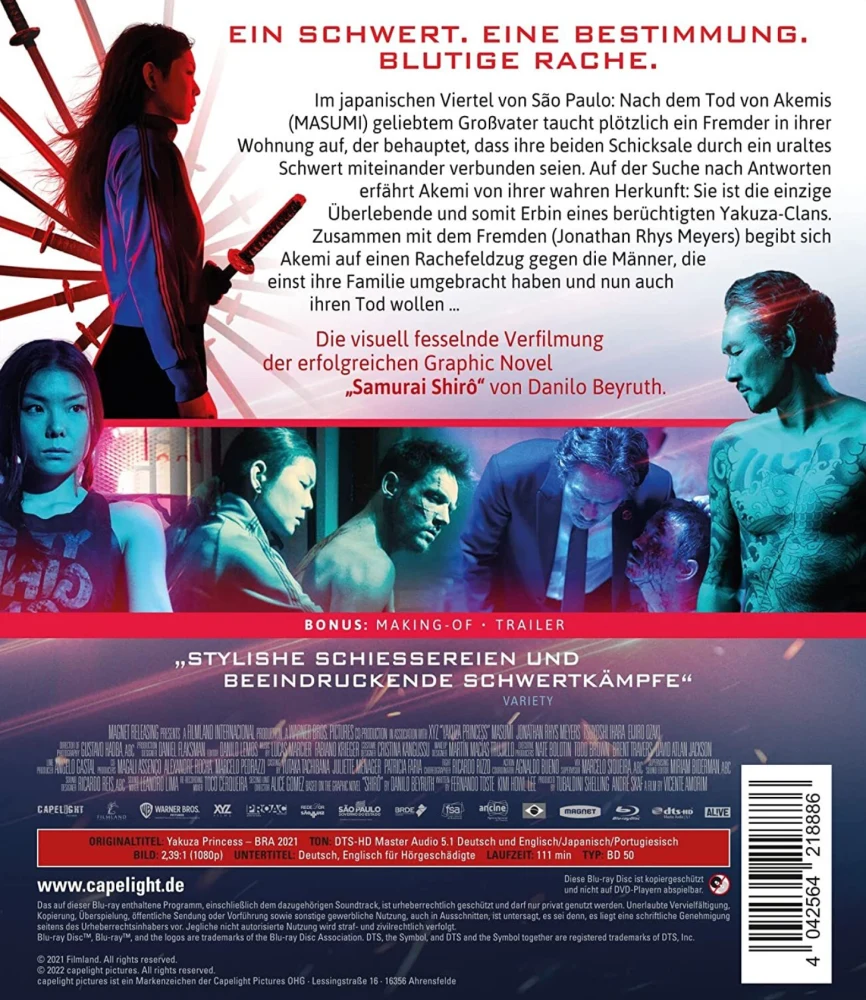 Yakuza Princess (Blu-ray) Jonathan Rhys Meyers (2021)