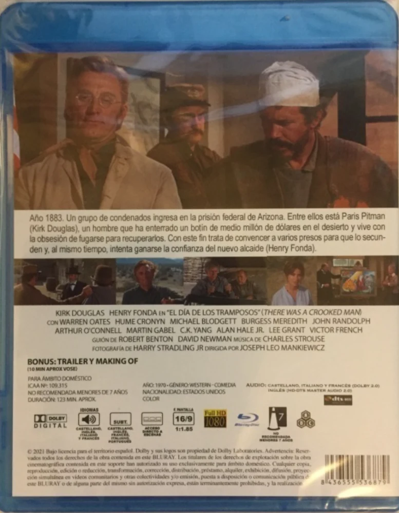 Lännen kieroin kaveri - There Was a Crooked Man... (Blu-ray)