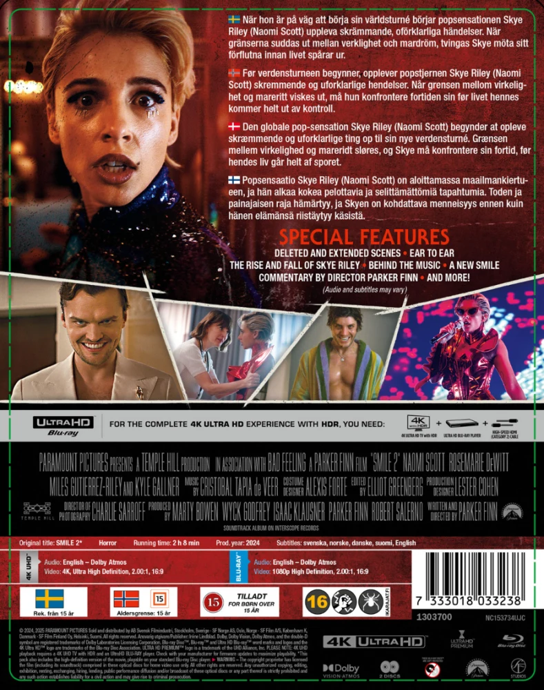 Smile 2 - Limited Edition Steelbook (2024) (4K Ultra HD + Blu-ray)