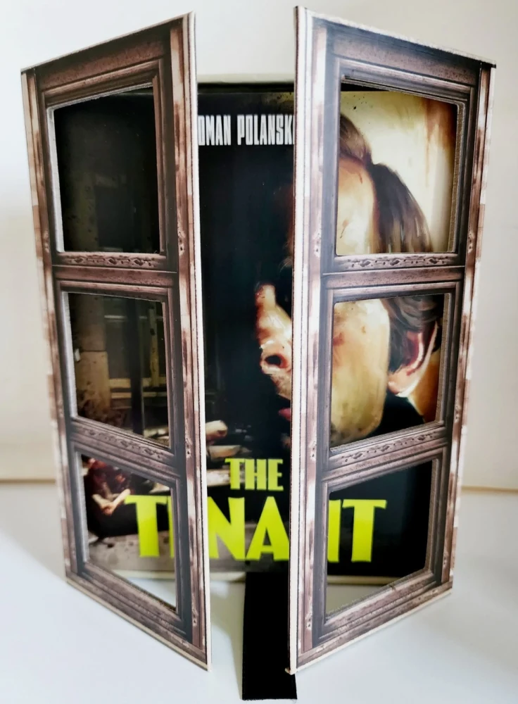 Vuokralainen - The Tenant - Limited Edition Deluxe Magnet Window Box + Slipcover Set (2-disc Set: 4K Ultra HD / Region A Blu-ray) Vinegar Syndrome