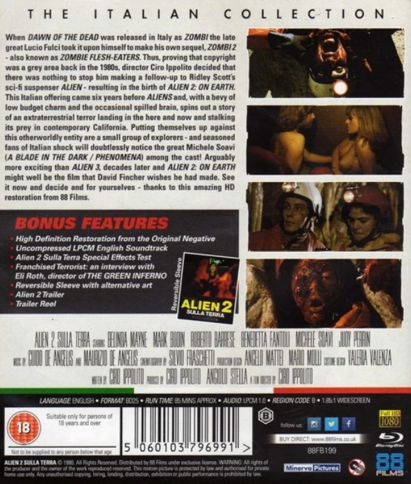Alien 2 On Earth (Blu-ray) Alien 2 - Sulla Terra / Alien Terror | The Italian Collection #15