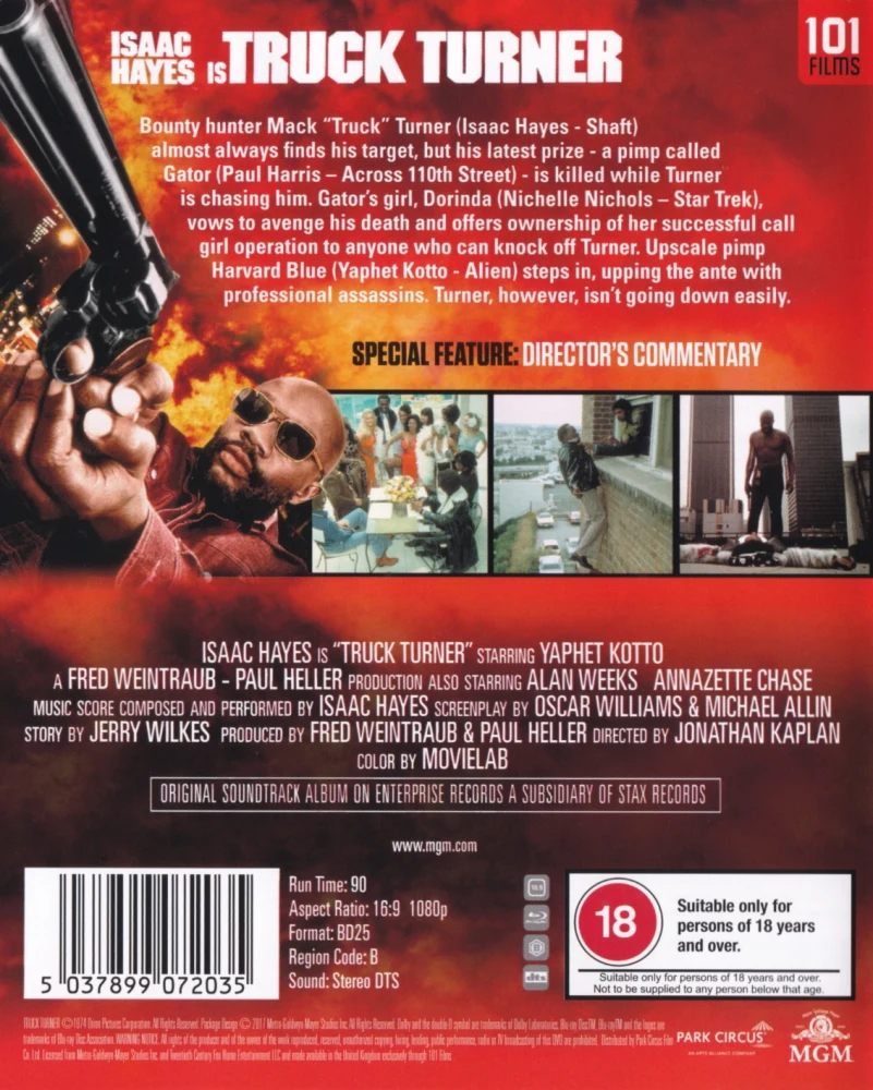 Truck Turner (Blu-ray) Isaac Hayes (O: Jonathan Kaplan)