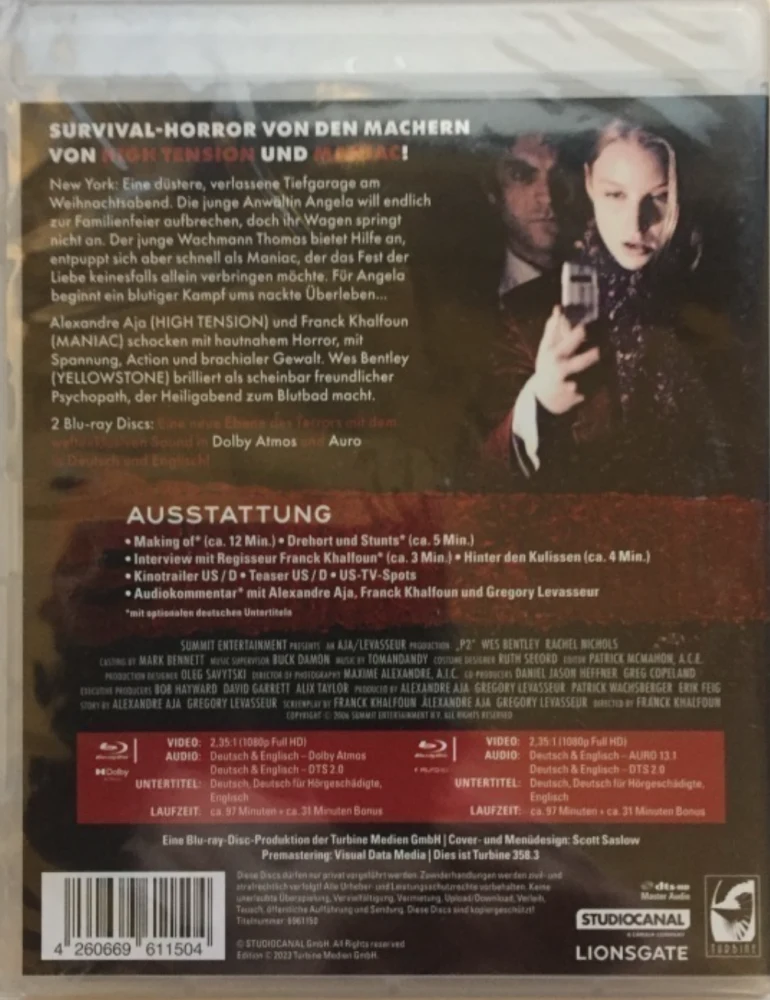 P2 - Pelon vallassa - Special Edition (Blu-ray)