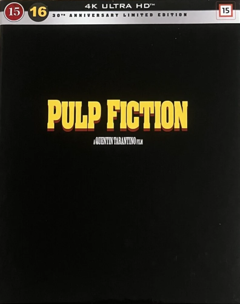 Pulp Fiction: Tarinoita väkivallasta (1994) 30th Anniversary Limited Edition (4K Ultra HD)