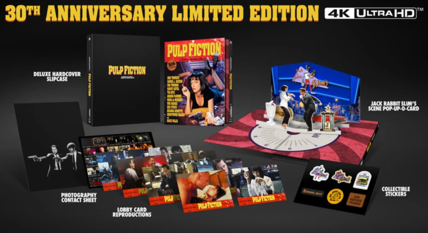 Pulp Fiction: Tarinoita väkivallasta (1994) 30th Anniversary Limited Edition (4K Ultra HD)