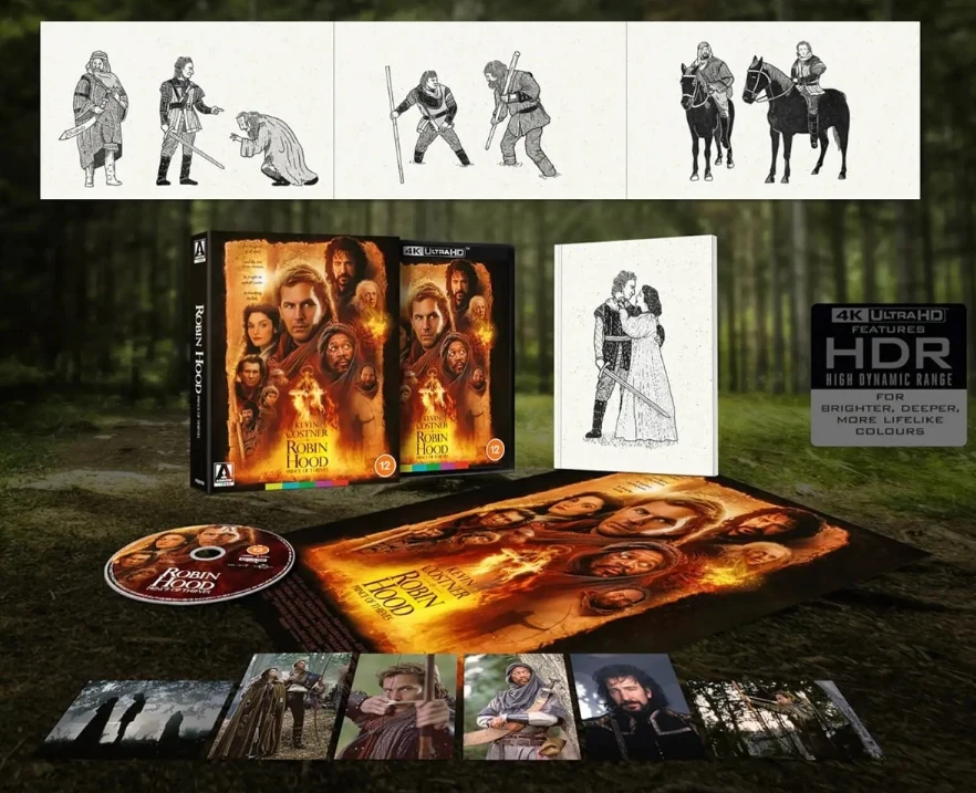 Robin Hood - varkaiden ruhtinas - Robin Hood: Prince of Thieves (1991) Limited Edition (4K Ultra HD) Arrow