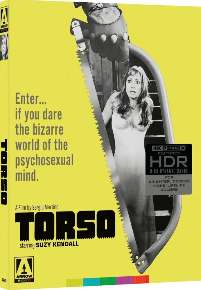 Torso - Limited Edition (4K Ultra HD) Slipcover ja vihkonen mukana (Arrow Video Exclusive) I corpi presentano tracce di violenza carnale / Carnal Violence