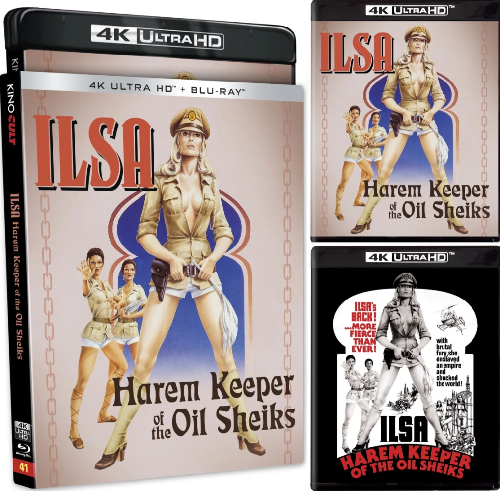 Ilsa - Harem Keeper of the Oil Sheiks (4K Ultra HD + Blu-ray) Slipcover