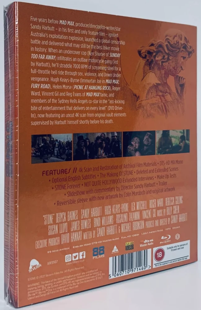 Stone (Blu-ray) Banned (1974) Limited Edition Slipcover