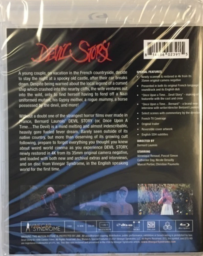 Devil Story (Blu-ray) Vinegar Syndrome (Limited Edition Slipcover) (1986) Il était une fois le diable