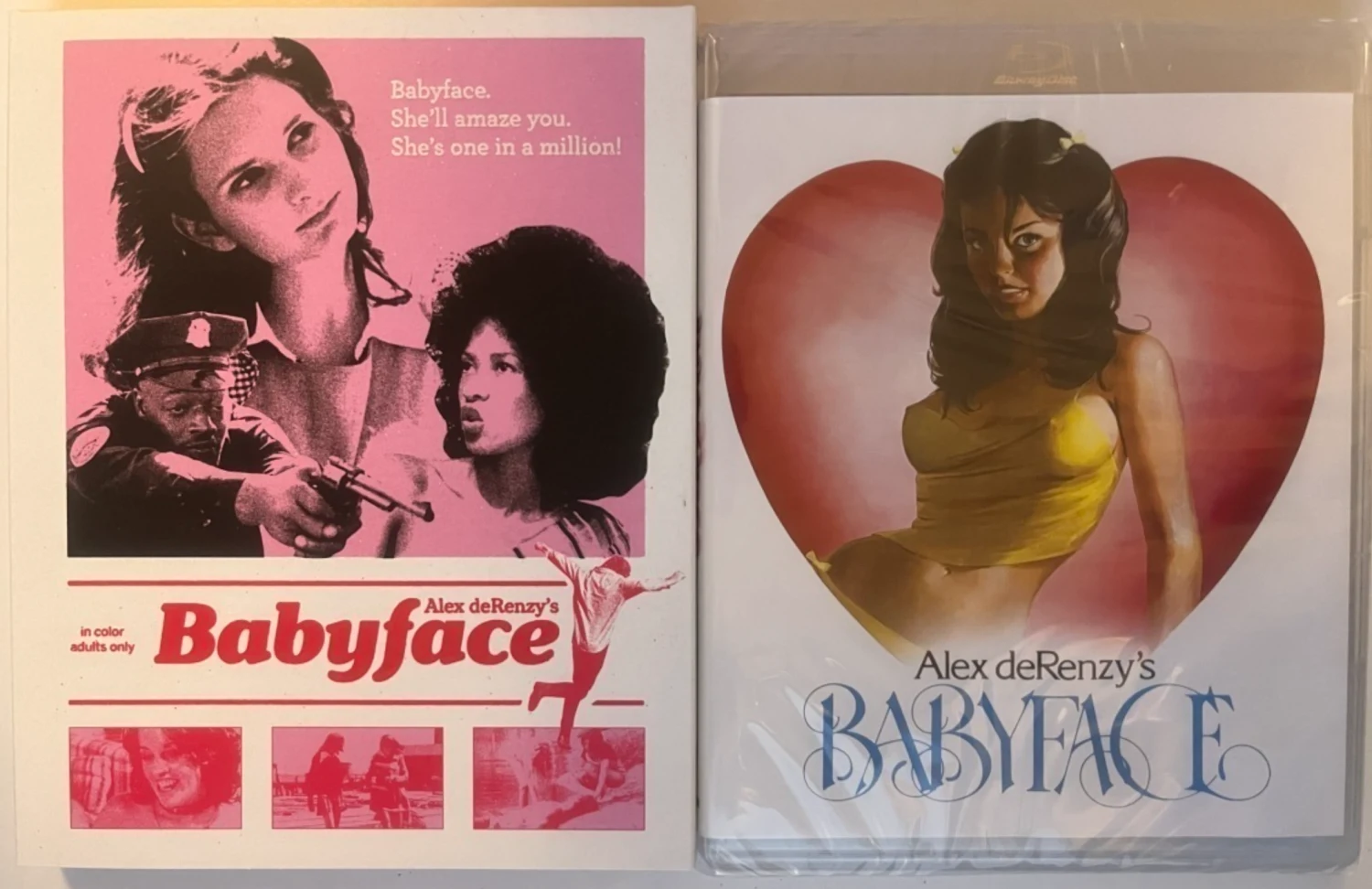 Alex deRenzy's Babyface - Limited Edition Slipcover (Blu-ray + DVD) Vinegar Syndrome