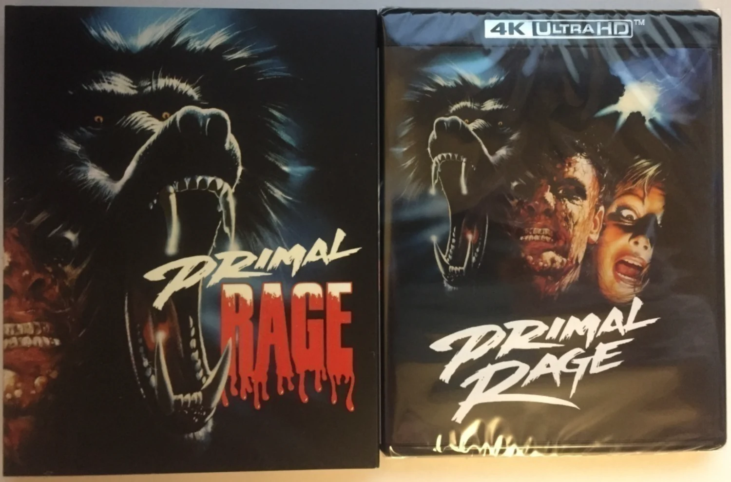 Pedon vaistot - Primal Rage - Limited Edition Slipcover (4K Ultra HD + Blu-ray) Rage - Furia primitiva