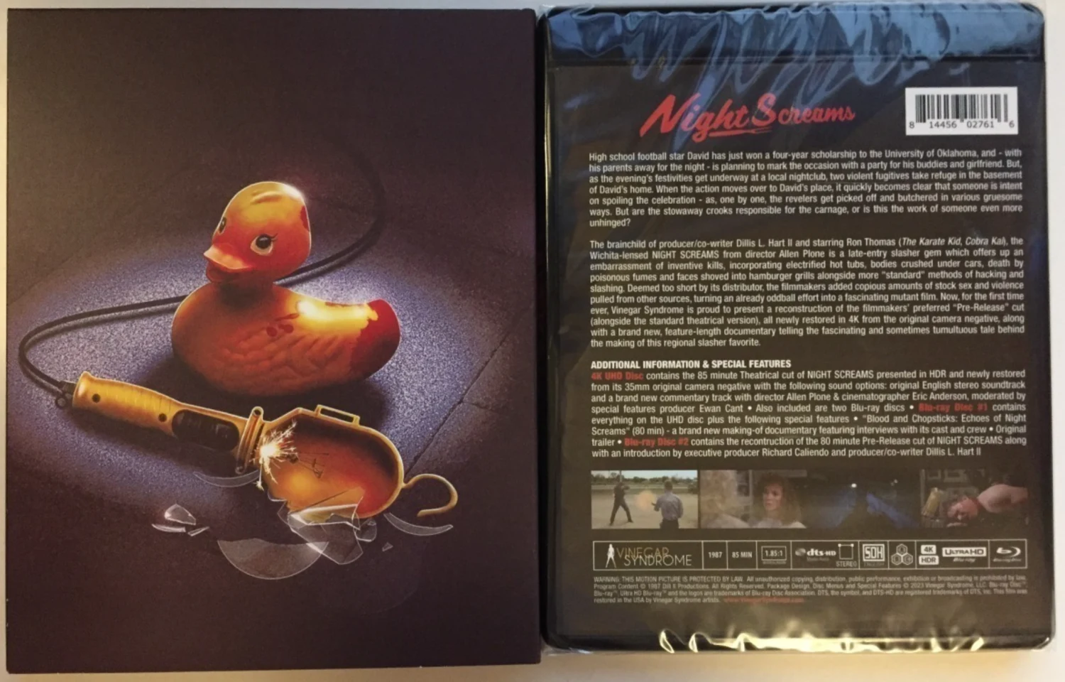 Night Screams (4K Ultra HD + 2x Blu-ray) Vinegar Syndrome - Limited Edition Slipcover