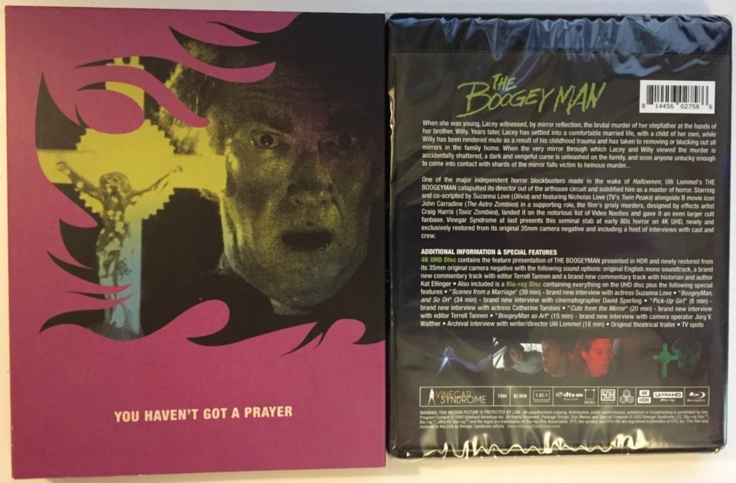 The boogeyman - sakset kurkulla / The Bogey Man (4K Ultra HD + Blu-ray) Vinegar Syndrome - Limited Edition Slipcover