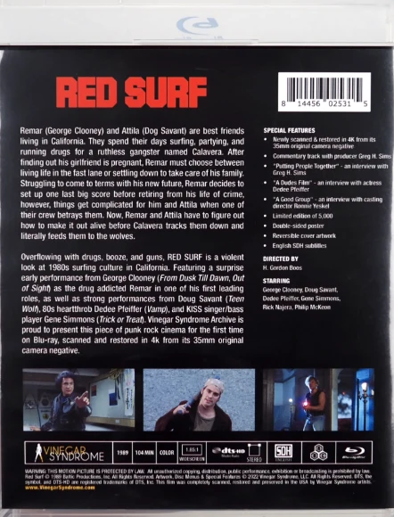 Red Surf - Punainen aalto (Blu-ray) Limited Edition Slipcover