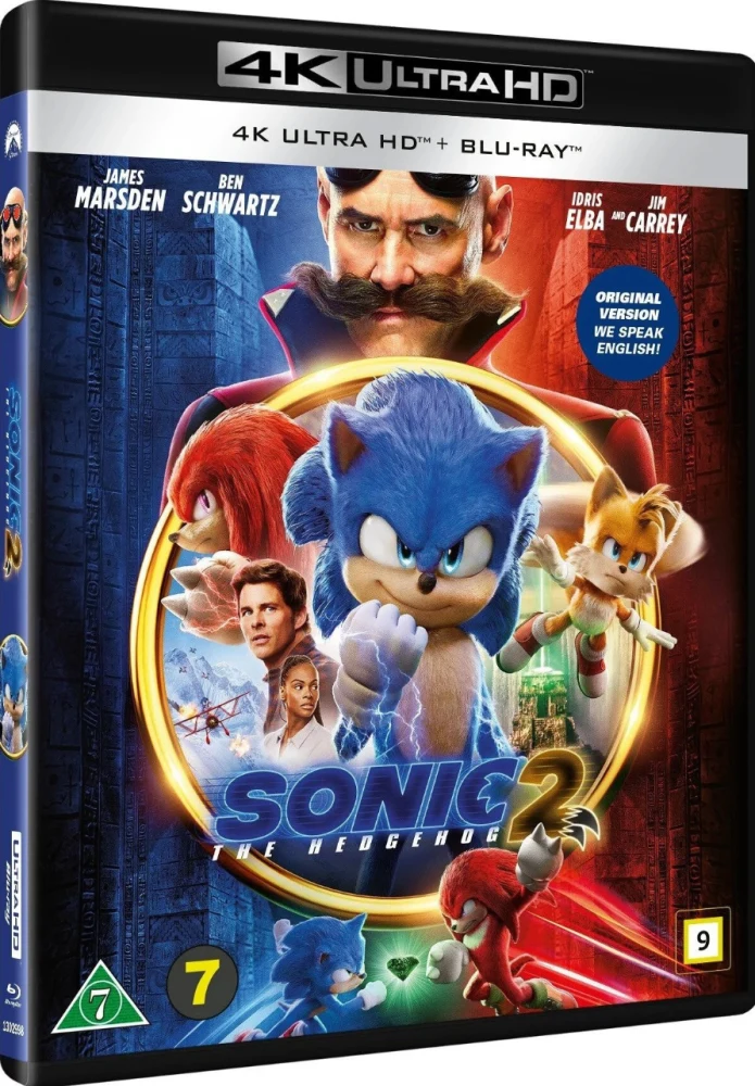 Sonic the Hedgehog 2 (4K Ultra HD + Blu-ray) Sonic the Movie 2