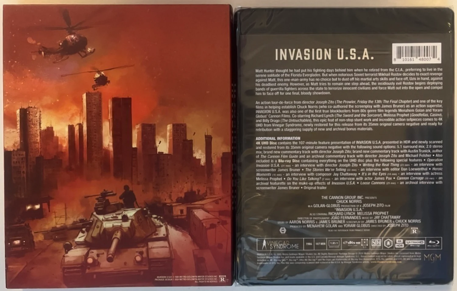 Invasion U.S.A. - Limited Edition Slipcover (4K Ultra HD + Blu-ray) (1985)