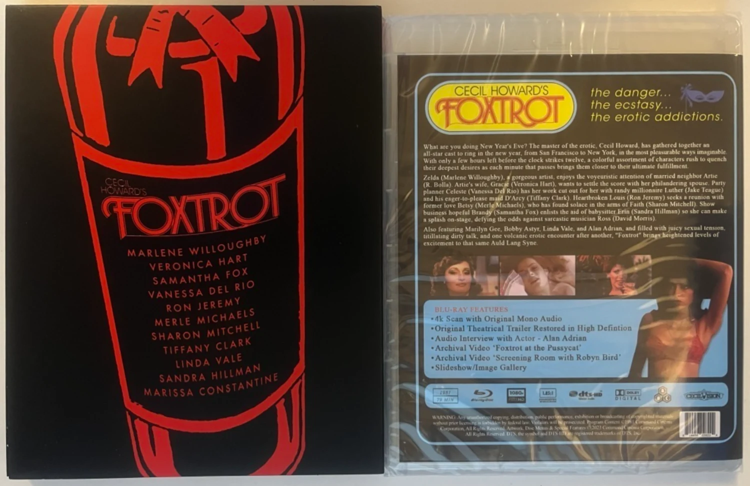 Foxtrot (Blu-ray) Vinegar Syndrome (1982) Limited Edition Slipcover