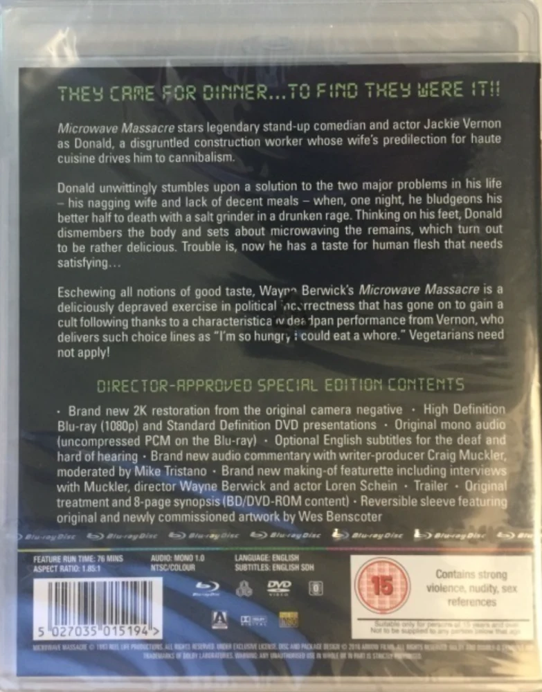 Microwave Massacre (Blu-ray) ARROW (1983)