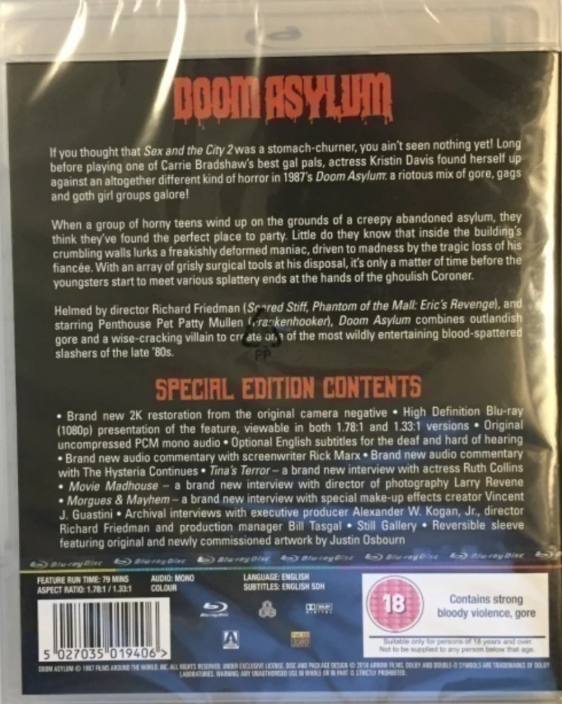 Doom Asylum - SPECIAL EDITION (Blu-ray) Arrow