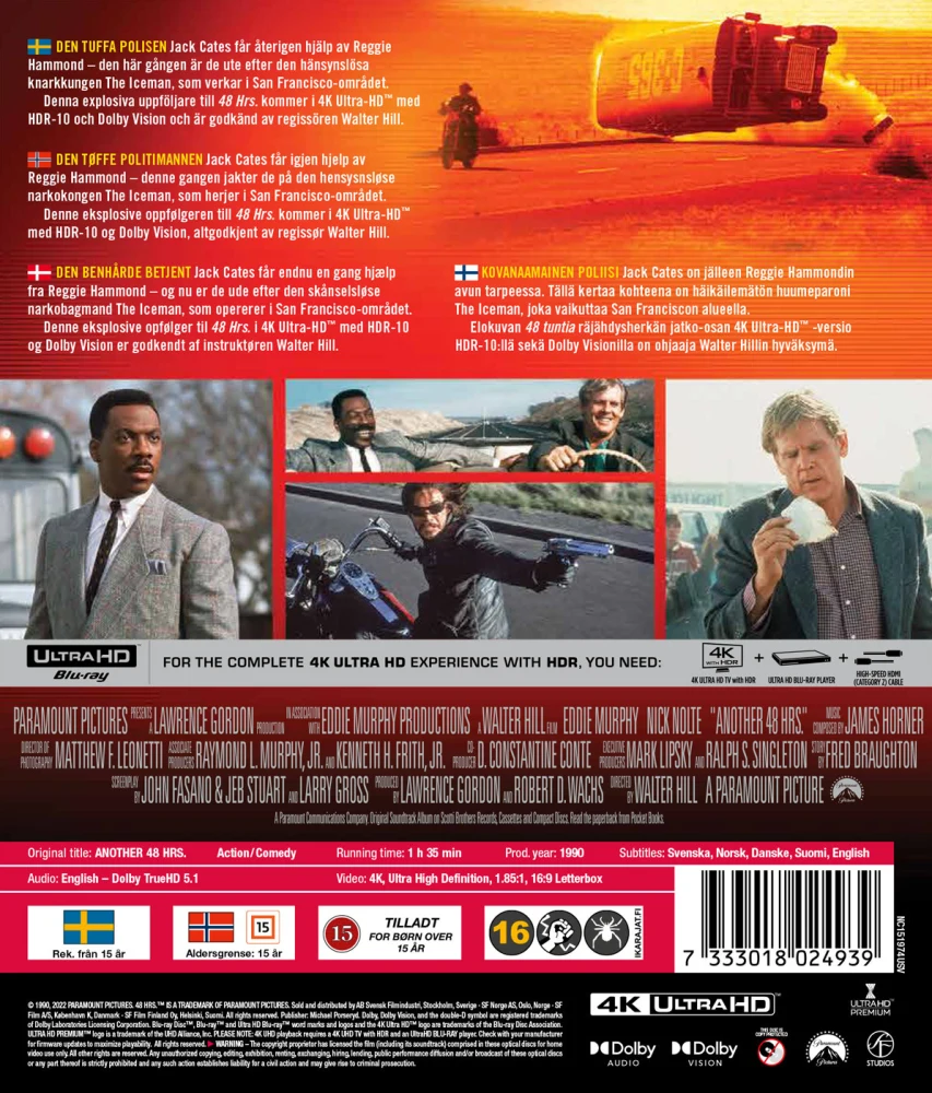 Toiset 48 tuntia - Another 48 Hrs (4K Ultra HD)