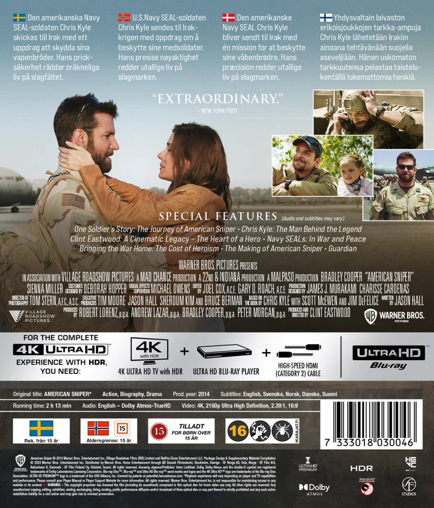 American Sniper (4K Ultra HD) 2014