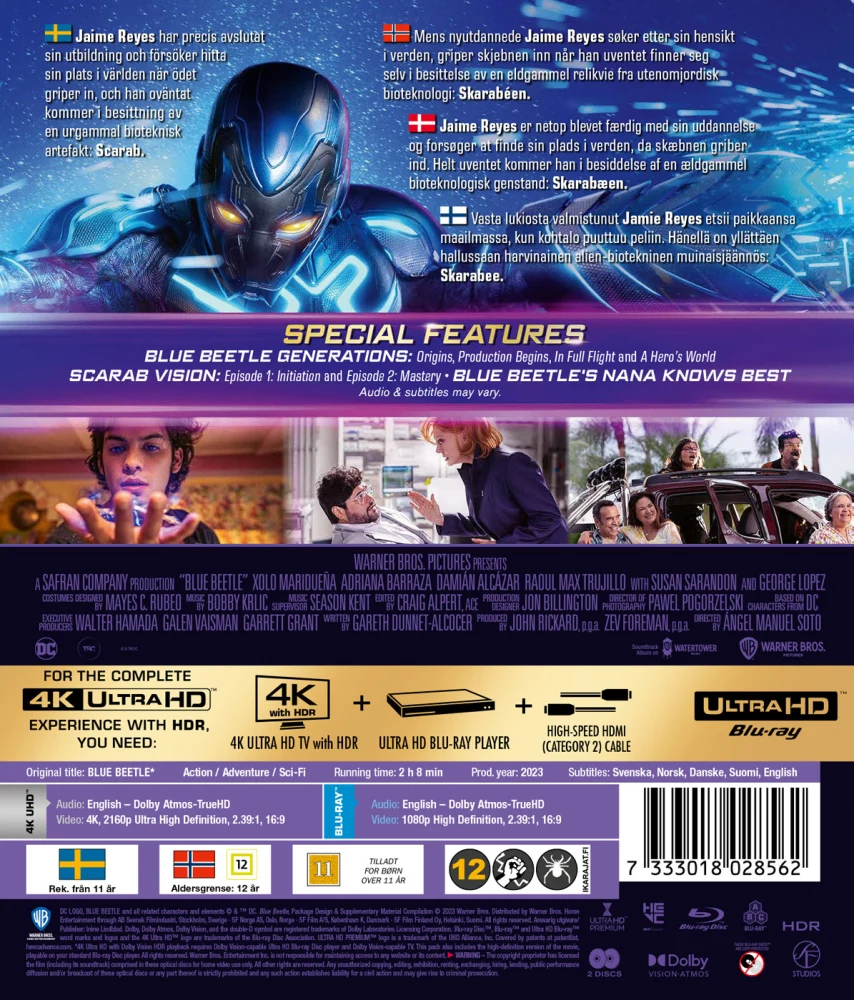 Blue Beetle (4K Ultra HD + Blu-ray)