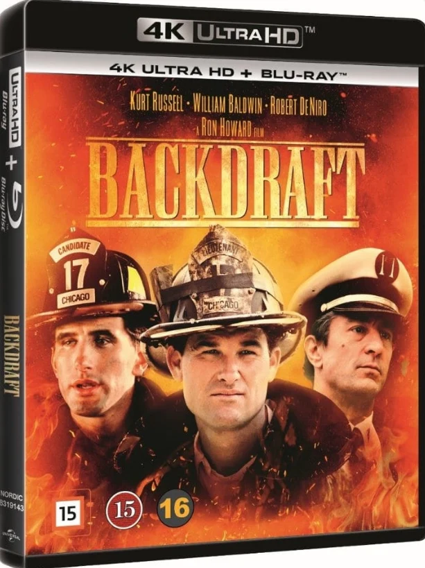 Tulimyrsky - Backdraft (4K Ultra HD + Blu-ray)