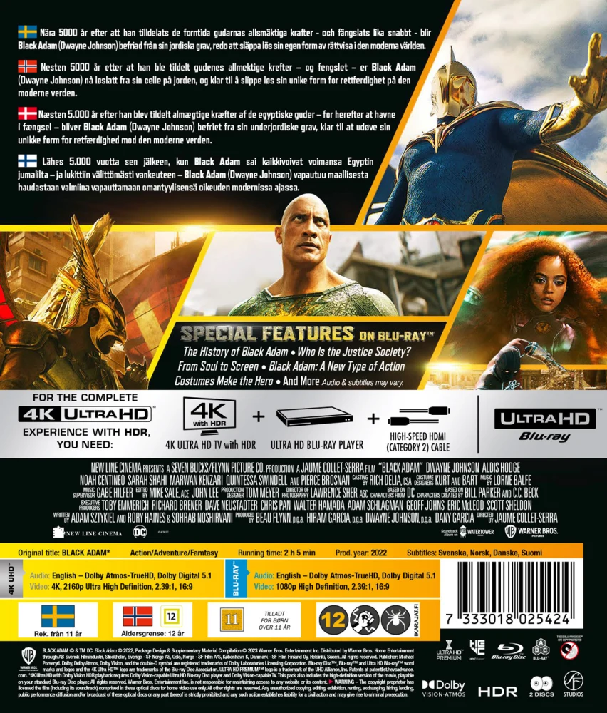 Black Adam (4K Ultra HD + Blu-ray)