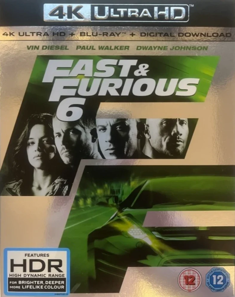 The Fast & Furious 6 (4K Ultra HD + Blu-ray) Slipcover (Furious 6)