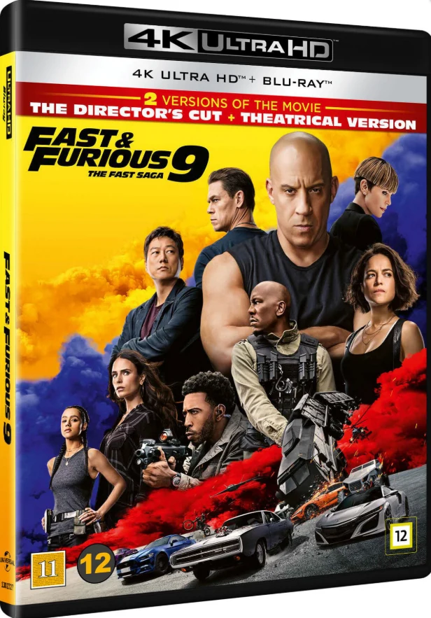 Fast & Furious 9 - The Fast Saga (4K Ultra HD + Blu-ray) Theatrical Version + The Director's Cut (F9)