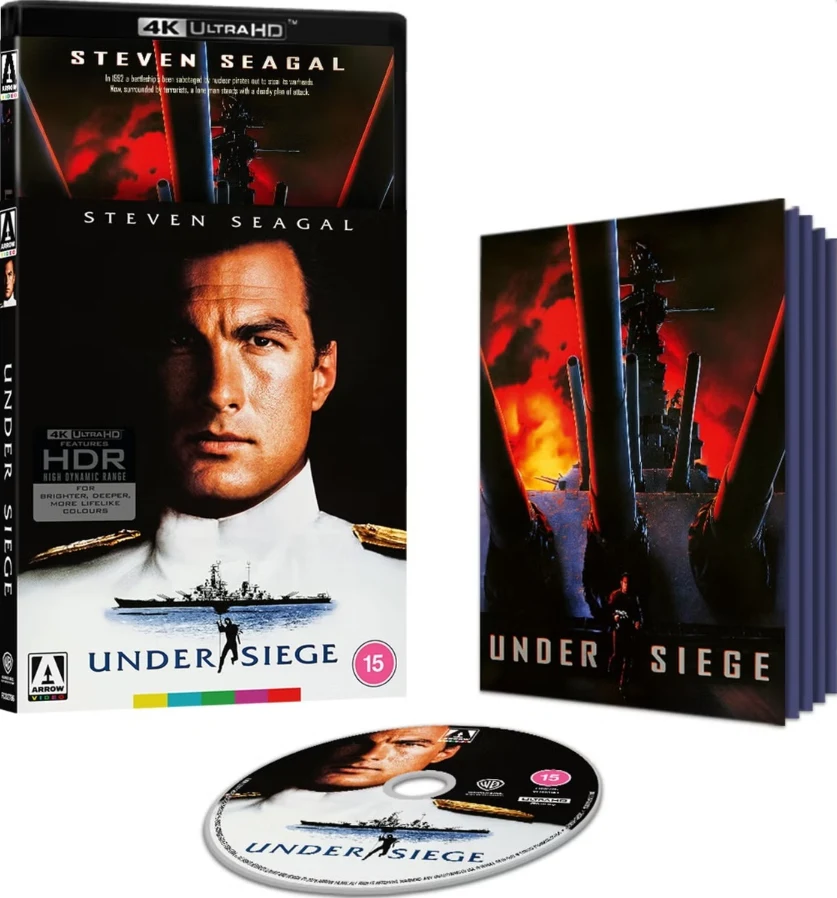 Kaappaus merellä - Under Siege - Limited Edition Slipcover (4K Ultra HD) Vihkonen