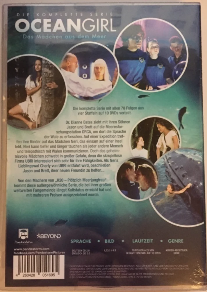 Merenneito - Koko Sarja  Ocean Girl / Ocean Odyssey - The Complete Series (10DVD)
