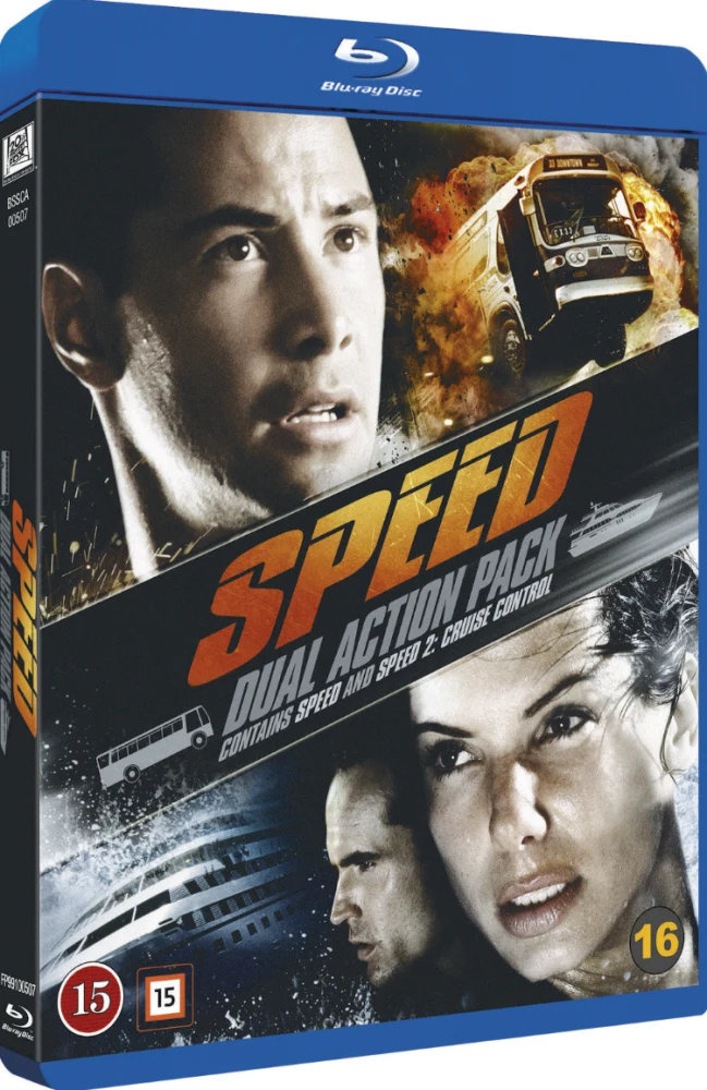 Speed - kuoleman kyydissä / Speed 2 - vaara iskee vesillä (Blu-ray) Speed + Speed 2: Cruise Control