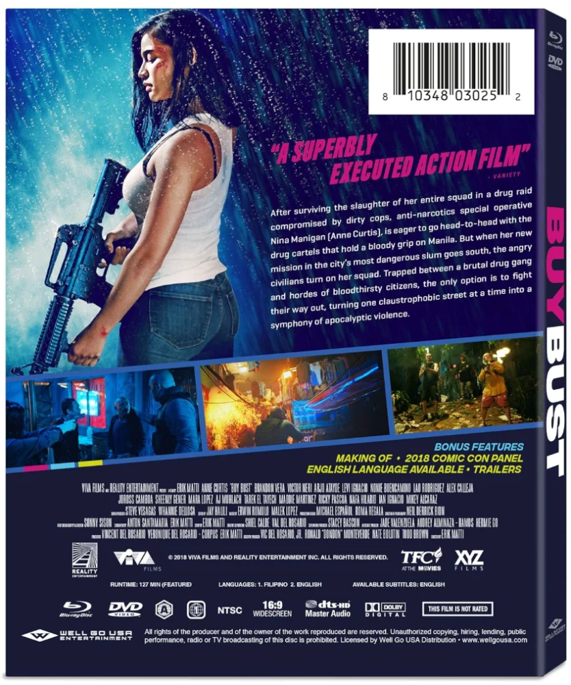 BuyBust [Blu-ray + DVD] Slipcover (2018) Well Go USA