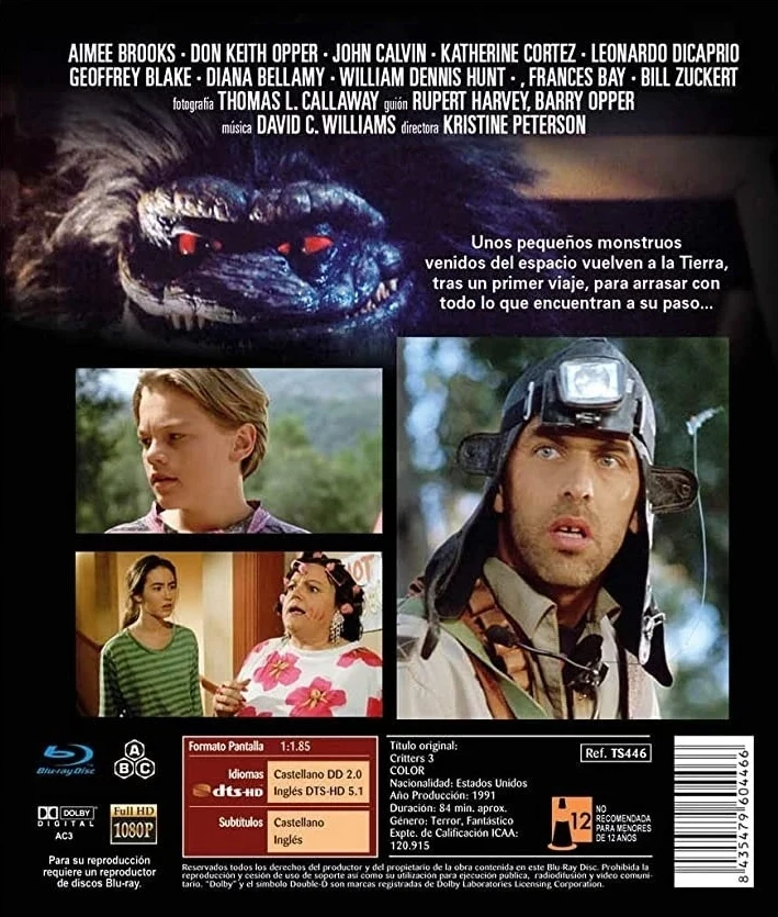 Nakertajien paluu - Critters 3 (1991) Leonardo DiCaprio (Blu-ray)