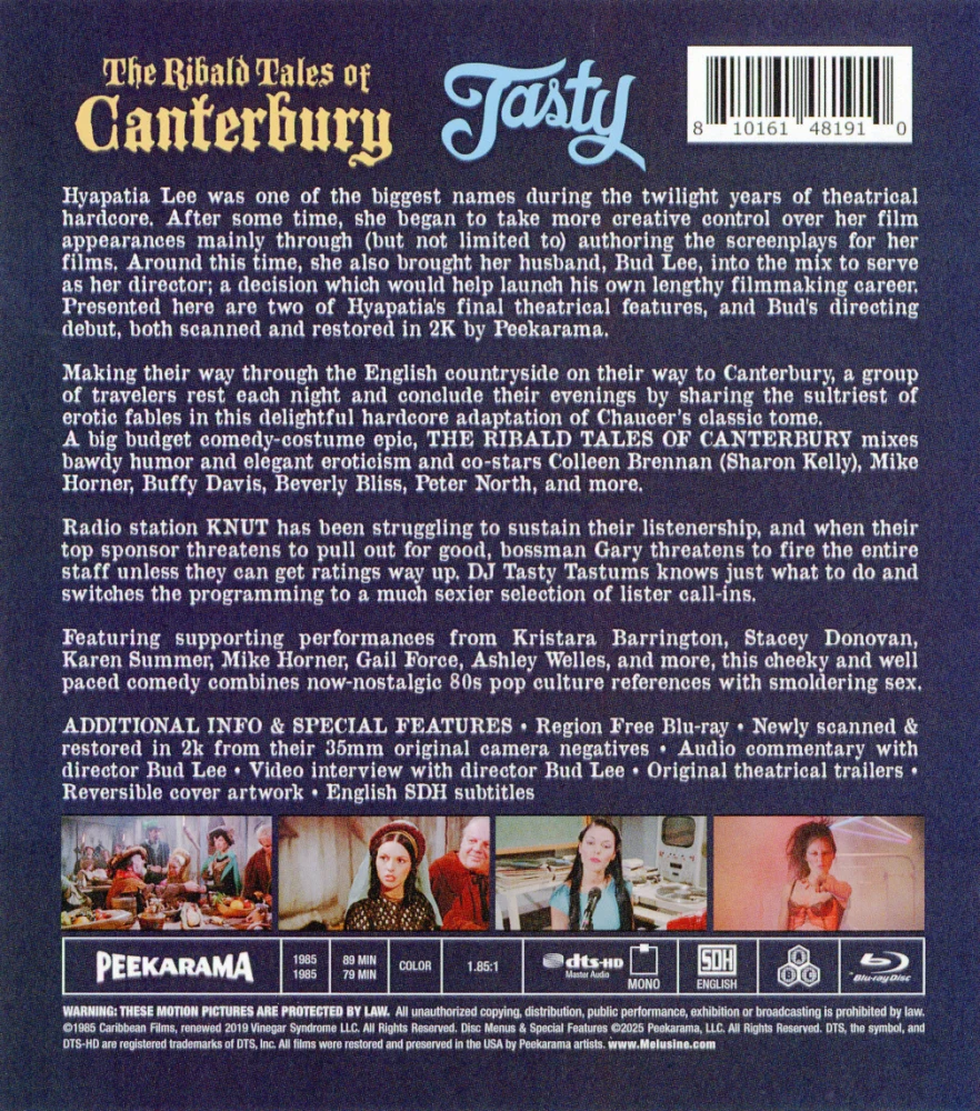 Kovaa menoa Canterburyssä - Ribald Tales Of Canterbury + Tasty - Limited Edition Slipcover (Blu-ray) Vinegar Syndrome