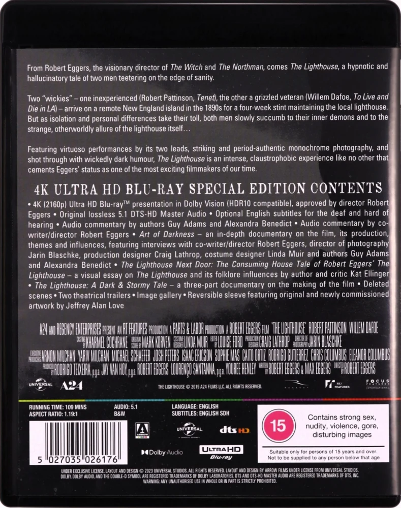 The Lighthouse - Special Edition (4K Ultra HD) Arrow (2019)
