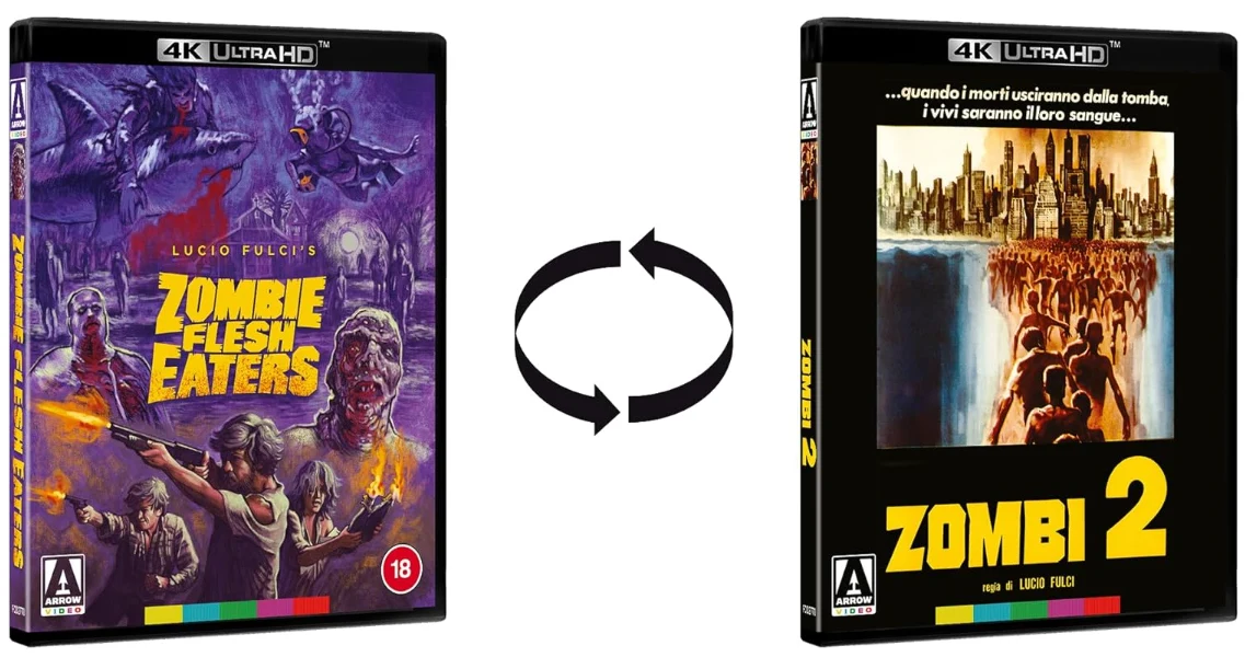 Zombi läskinsyöjät  Zombie (4K Ultra HD - Special Edition) (Arrow) Zombie Flesh Eaters / Zombi 2