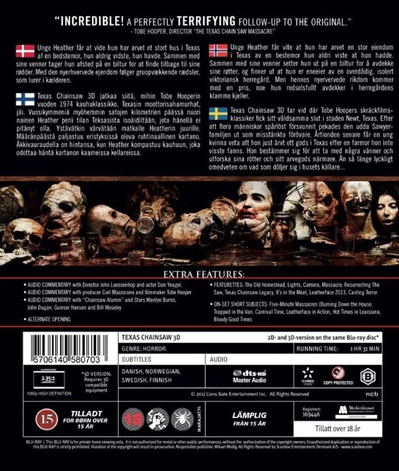 Texas Chainsaw 3D (3D Blu-ray + Blu-ray)