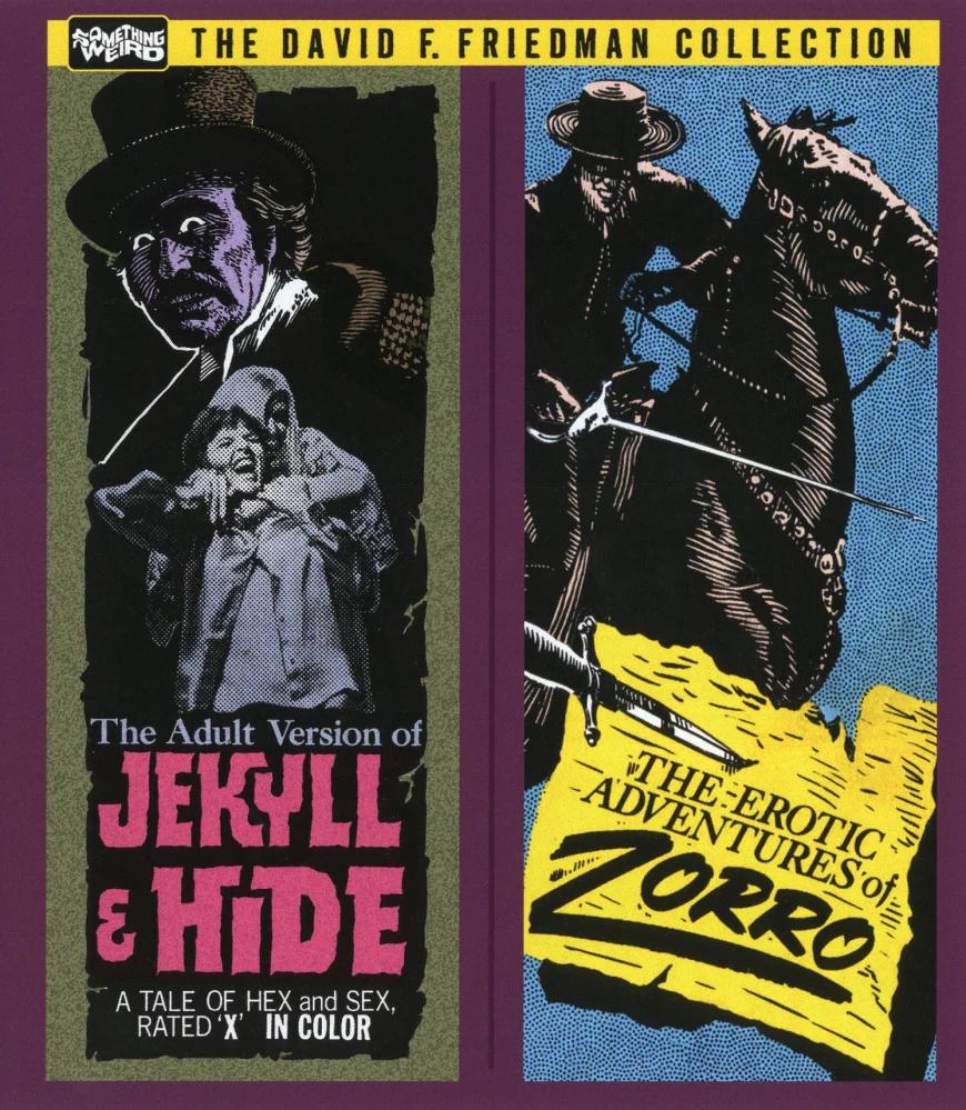 The Adult Version Of Jekyll & Hide + The Erotic Adventures of Zorro (Zorron salattu seksuaalielämä) (Banned) (Blu-ray) Limited Edition Slipcase (Limited - 3,000 copies)